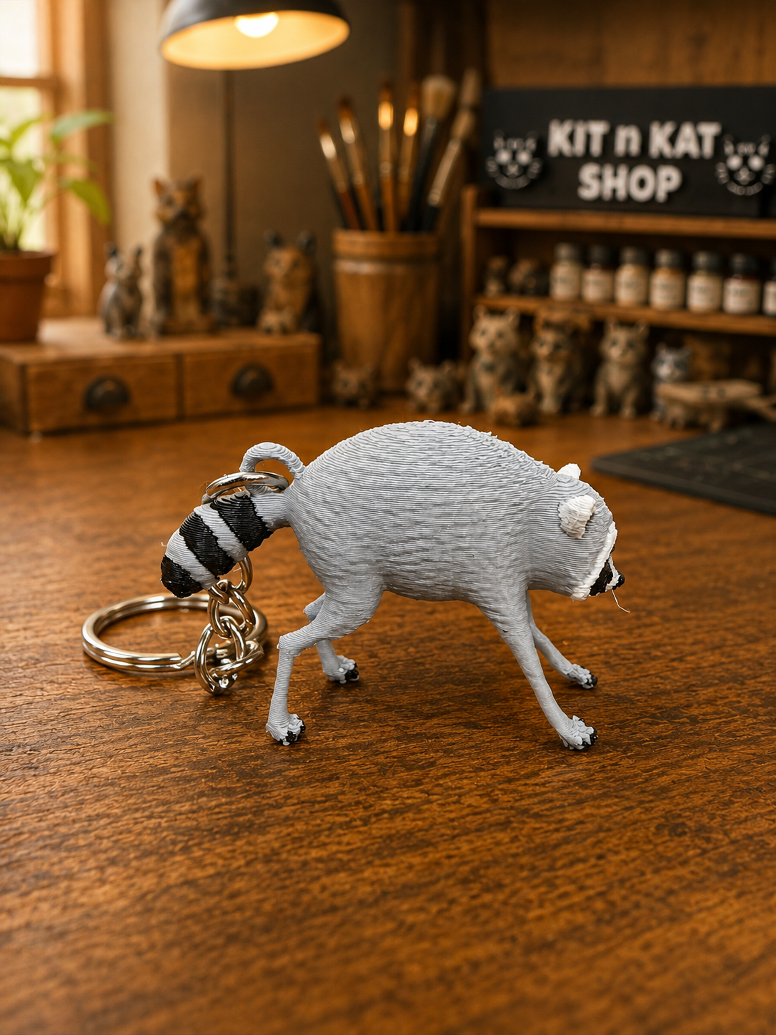 Kit n Kat Pal™ | Jimothy Raccoon Collectible – Viral Raccoon Keychain