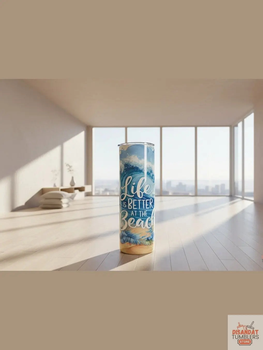Life is better at the beach 20oz Tumbler