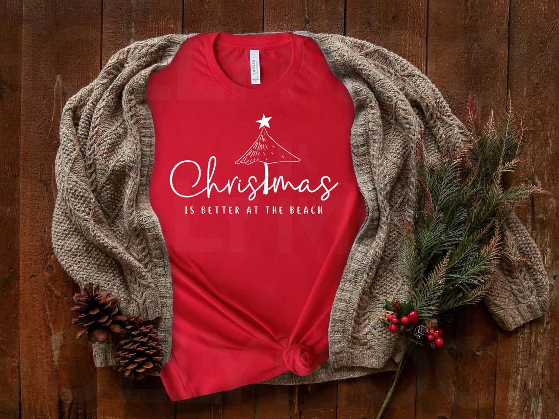 Christmas is Better at the Beach Graphic Tee