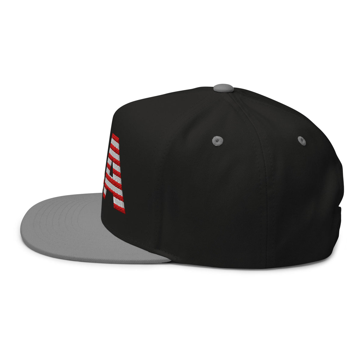 USA - Flat Bill Cap - 1 sided embroidery