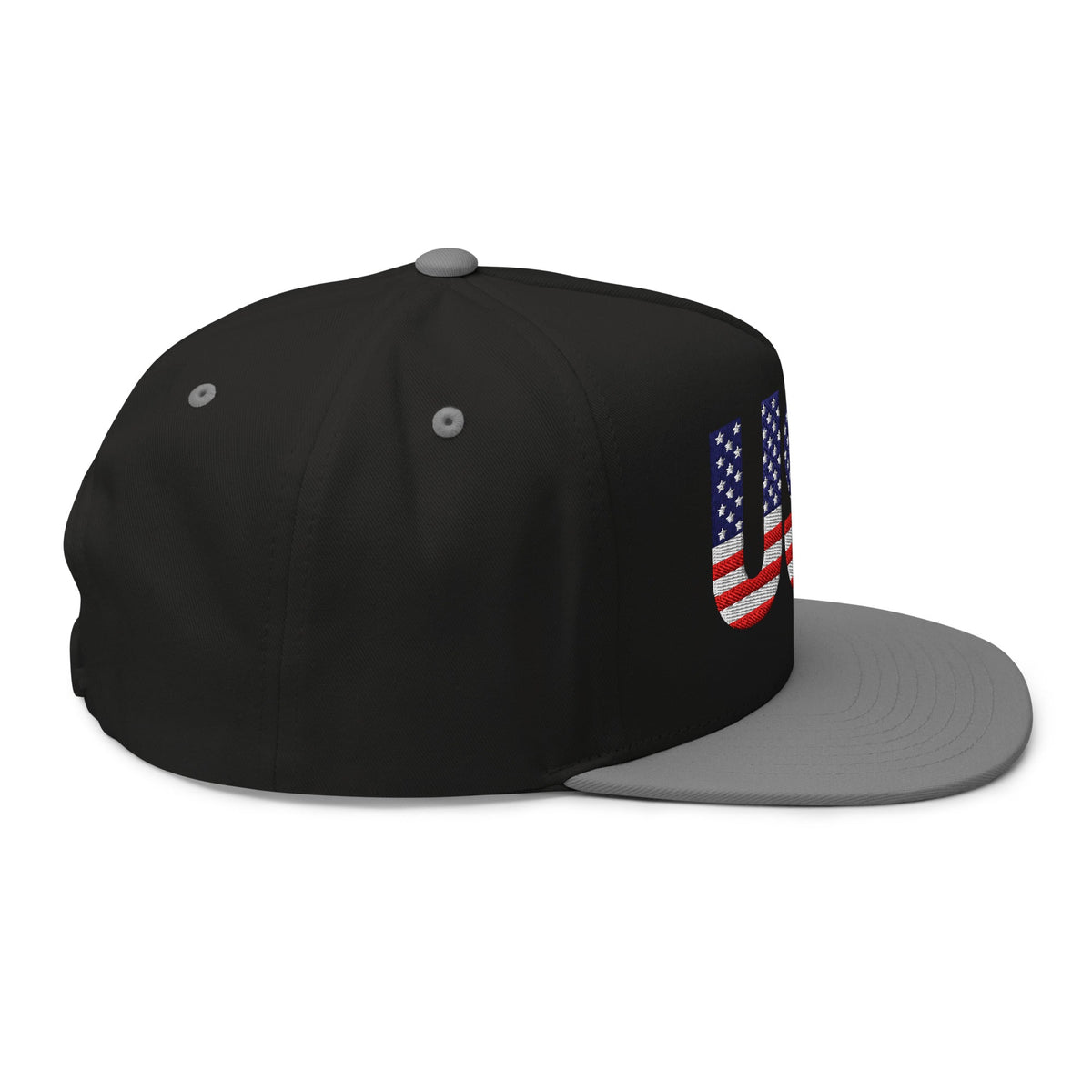USA - Flat Bill Cap - 1 sided embroidery