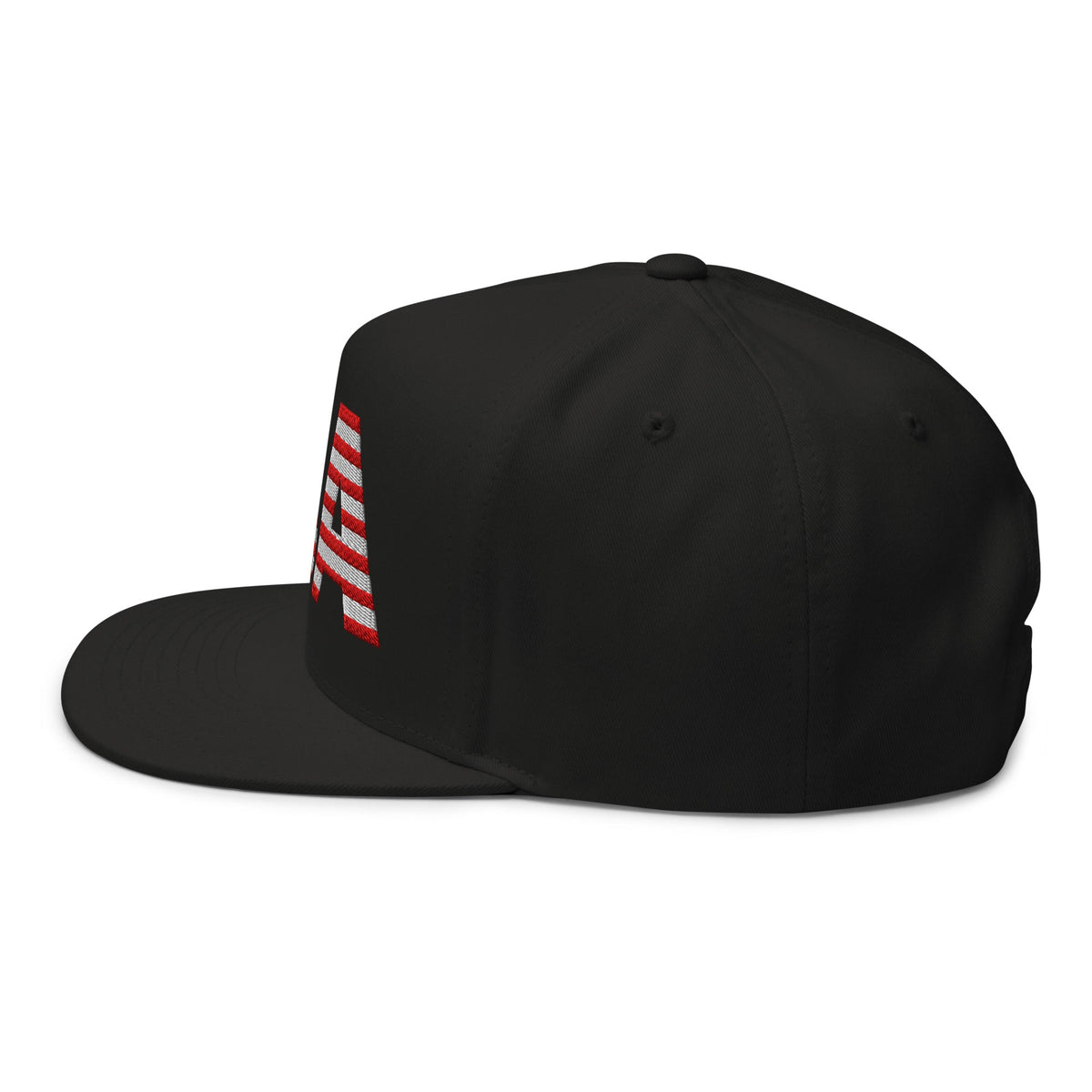 USA - Flat Bill Cap - 1 sided embroidery