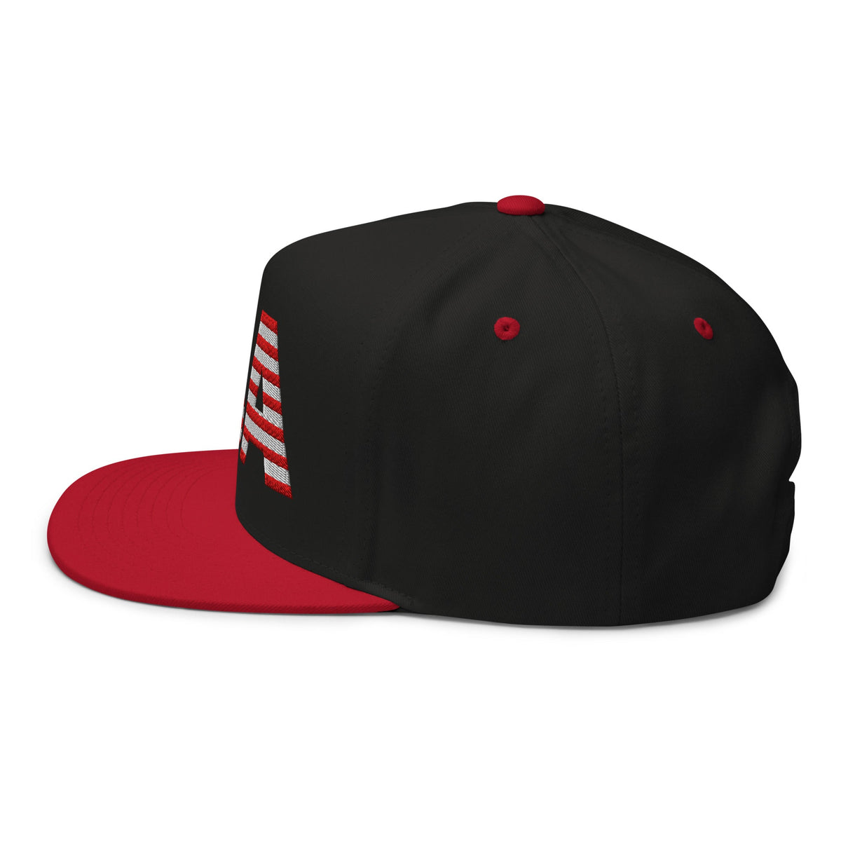USA - Flat Bill Cap - 1 sided embroidery