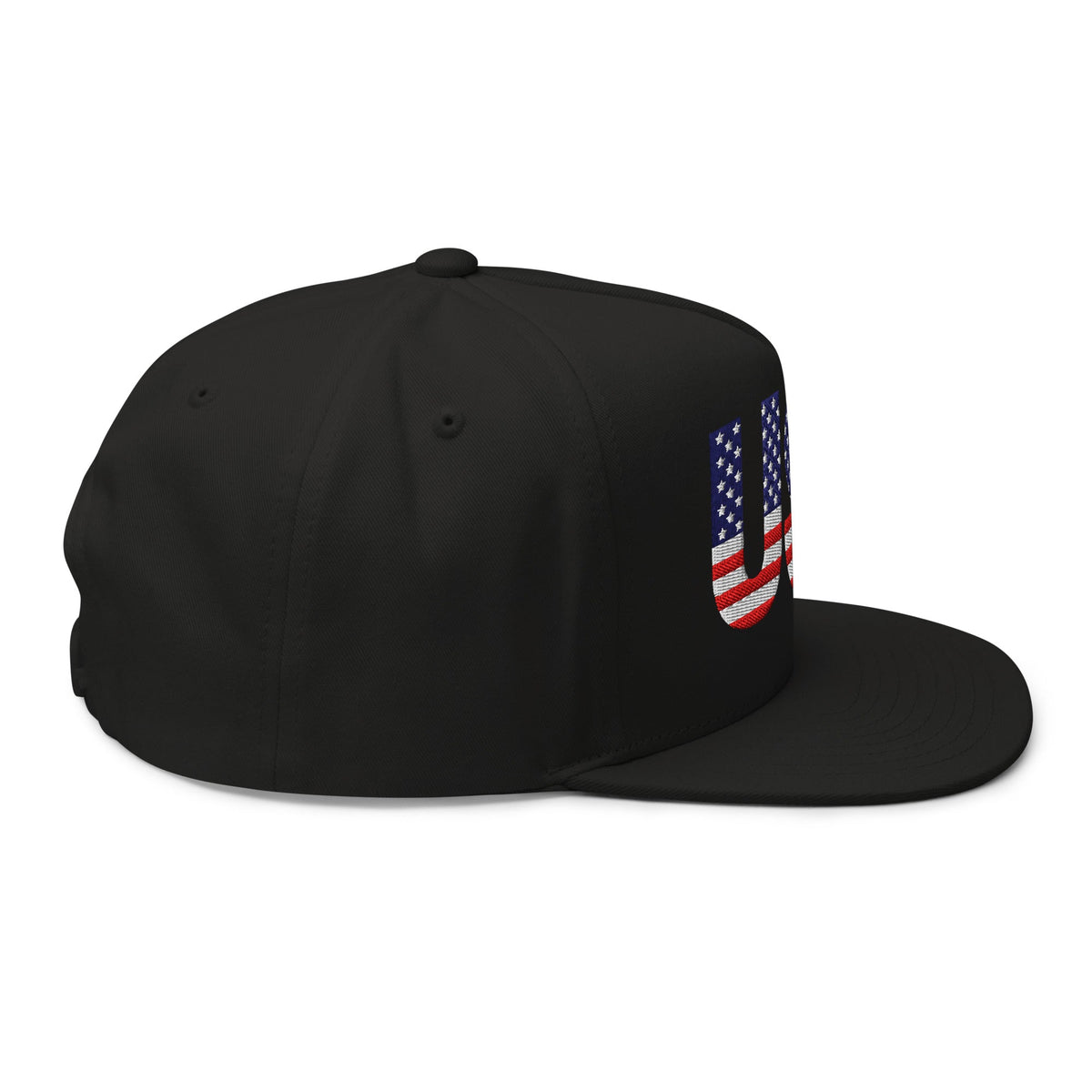 USA - Flat Bill Cap - 1 sided embroidery