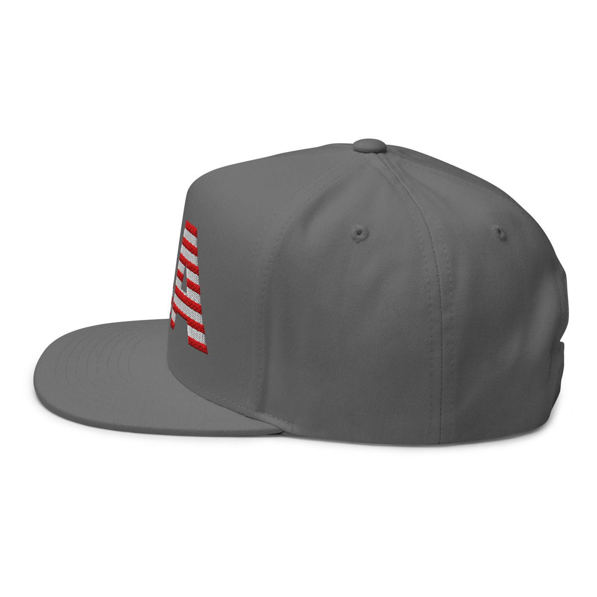 USA - Flat Bill Cap - 1 sided embroidery