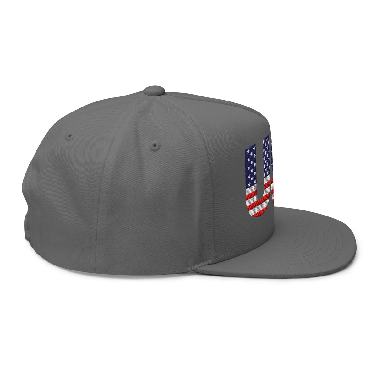 USA - Flat Bill Cap - 1 sided embroidery
