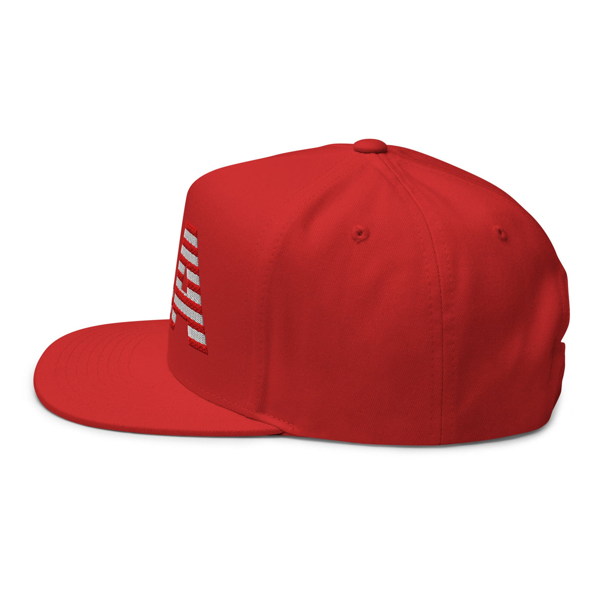 USA - Flat Bill Cap - 1 sided embroidery