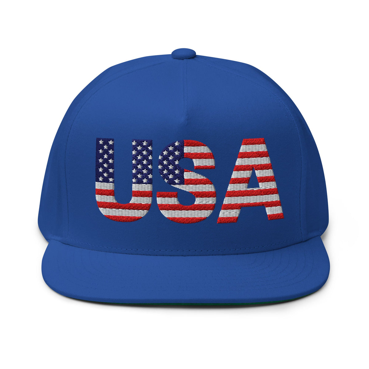 USA - Flat Bill Cap - 1 sided embroidery
