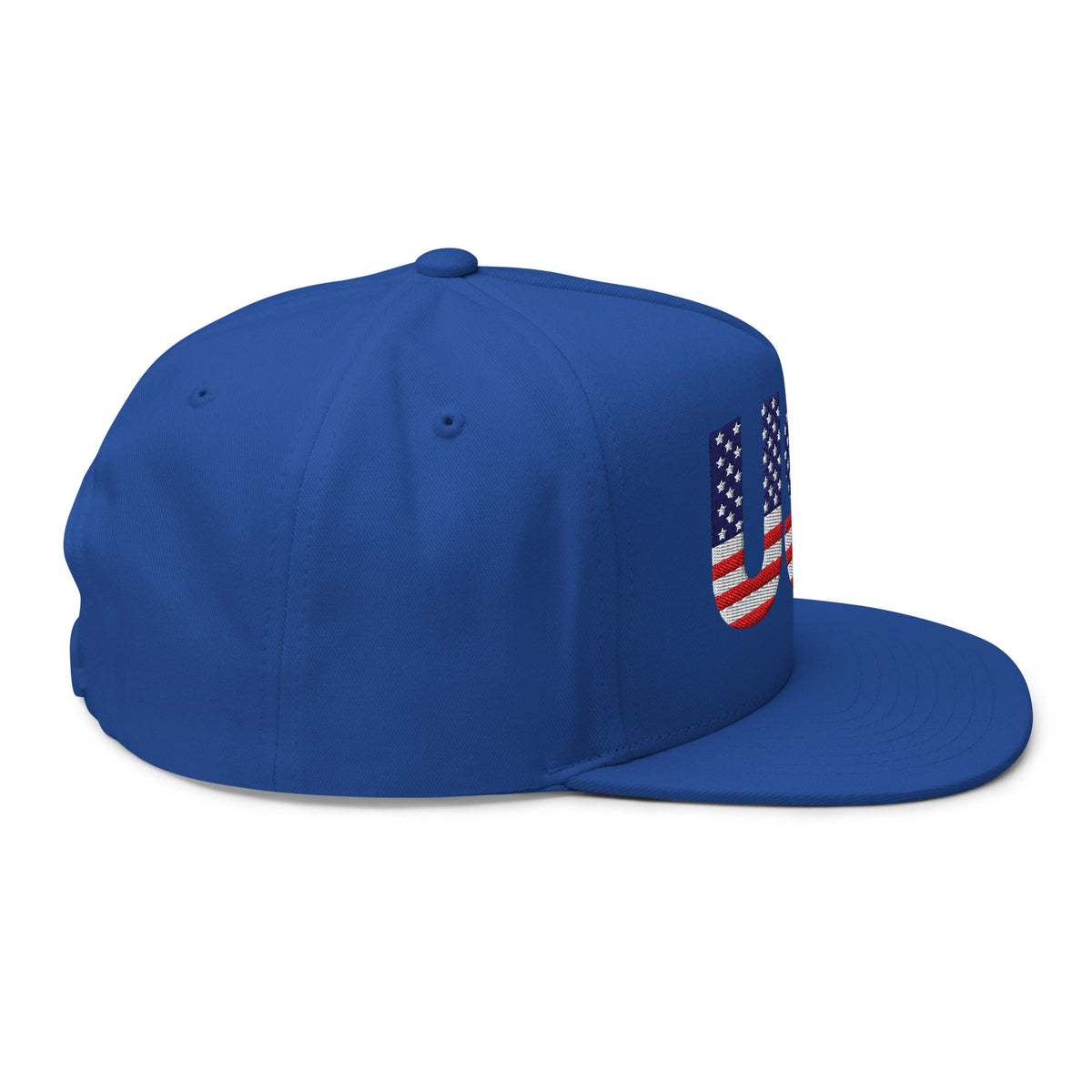 USA - Flat Bill Cap - 1 sided embroidery