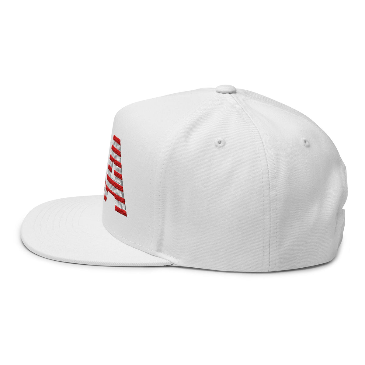 USA - Flat Bill Cap - 1 sided embroidery