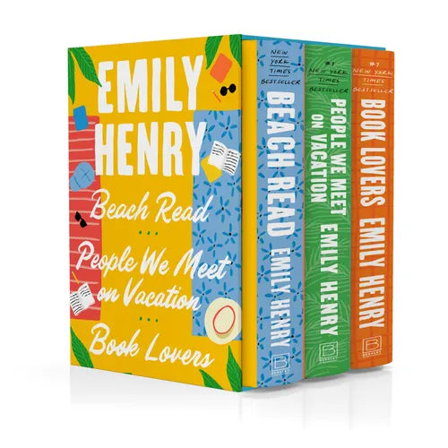 Emily Henry 3-Book Boxed Set: Beach Read, People We Meet on Vacation, and Book Lovers - Paperback